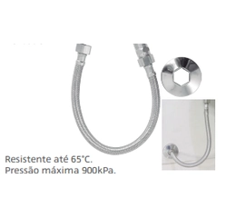 Engate Flexível INOX